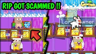 TROLL SCAMMER DROP 10 BGL GOT SCAMMED ?! GROWTOPIA