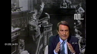 1981 Rai TG1 notte del 23 febbraio Conduzione Emilio Fede