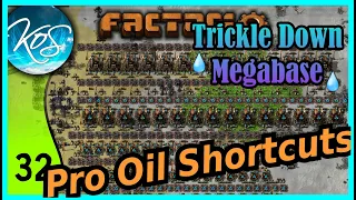 Factorio Trickle Down Megabase 32 - PATCHING UP OIL - Let's Play