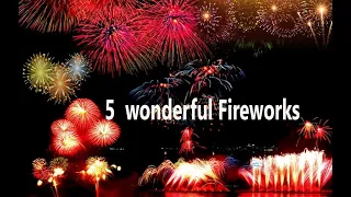 Top 5 most beautiful shell fireworks (600-1200mm) - Top 5 Beautiful Atish bazi in the World