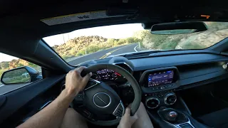 *This Car Is Insane! Absolutely Abusing My Camaro SS 1LE On Canyon roads POV!