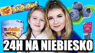 24H NA NIEBIESKO 💙ROBIMY NIEBIESKĄ NUTELLE 💙 POZDROWIENIA DLA WIDZÓW