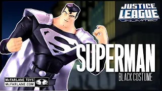 McFarlane Toys DC Multiverse Superman TAS Superman Black Suit Variant @TheReviewSpot