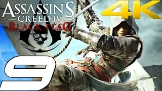 Assassin's Creed 4 Black Flag - Gameplay Walkthrough Part 9 - Blackbeard Death & Stranded [4K 60FPS]