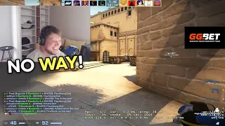 S1mple SURPRISED after dying to Flash Grenade For The First Time! | CSGO