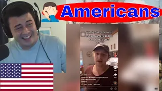 American Reacts What's The Dumbest Thing an American Has Ever Said To You? | Part 1