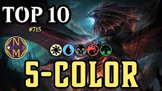 The BEST 5-Color Cards in Magic: the Gathering