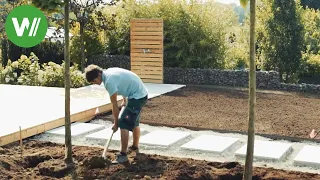 Der moderne Garten - ein Holzdeck bauen und pflegeleichte Beete mit Bewässerungsanlage anlegen