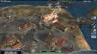 USA Laser $10k - Command & Conquer Generals Zero Hour - 1 vs 3 HARD Random Gameplay