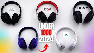 Top 5 best Headphones under 1000 in India 2024 | best gaming headphones under 1000 rs 2024⚡️⚡️