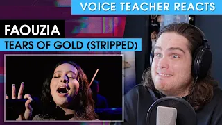 Voice Teacher Reacts to Faouzia - Tears of Gold