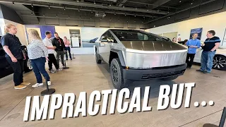 Tesla Cybertruck the most bonkers car ever made but I like it | First UK showing