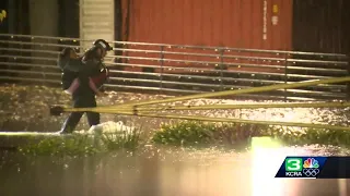 Sacramento crews rescue people trapped by fast-rising water