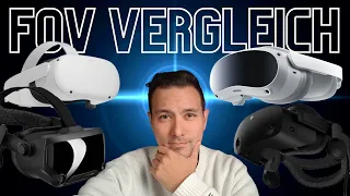 PICO 4 FOV VERGLEICH - Pico 4 vs. Quest 2 vs. Valve Index vs. Reverb G2! Wer hat den Größten?