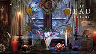 Yule Altar 2023 Ambience ☀️❄️🦌🕯️ | The Winter Solstice | Winter Sounds w/ Day/Night Cycle