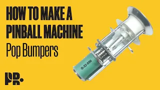 HOW TO MAKE A PINBALL MACHINE: Pop Bumpers!