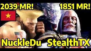 🔥STREET FIGHTER 6 ➥ NuckleDu (GUILE ガイル) VS. StealthTX (JP 堂々とした実業家)  MASTER RANKS🔥