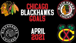 Chicago Blackhawks Goals - April 2021