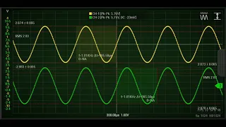 HS102 Oscilloscope on Test