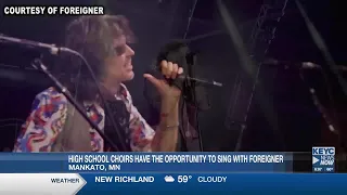 Area school choirs have a chance to perform with Foreigner on stage