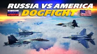 Russia Vs America Dogfights | Digital Combat Simulator | DCS |