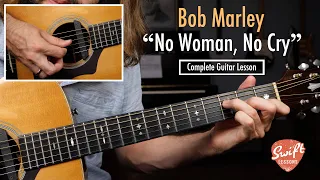 Bob Marley "No woman, No Cry" Easy Beginner Guitar Lesson