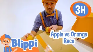 Fruit Race Showdown! (Who Will Win)? + More | Blippi and Meekah Best Friend Adventures