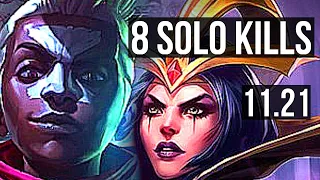 EKKO vs LEBLANC (MID) (DEFEAT) | 8 solo kills, 1.8M mastery, 800+ games | BR Master | 11.21