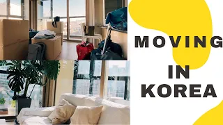 MOVING IN SEOUL, KOREA I EMPTY APARTMENT TOUR I Packing, Unpacking