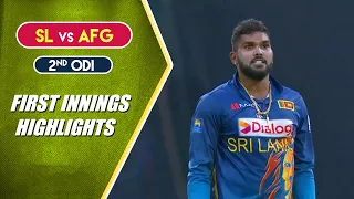 2nd ODI | First Innings Highlights | Afghanistan Tour Of Sri Lanka | 27th November 2022