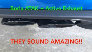 2019 Mustang GT Borla ATAK Active Exhaust Install & Sound Clips