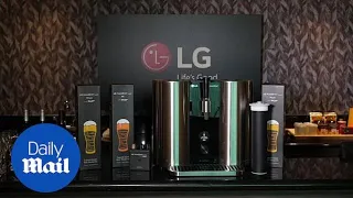 LG unveil their first beer brewing home appliance