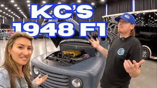 MEET KC MATHIEU FROM KCS PAINT AND BODY SHOP 1948 FORD F1