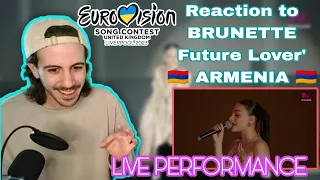 LIVE PreParty Madrid 🇦🇲 ARMENIA 🇦🇲 Brunette - Future Lover REACTION (SUBTITL) | Eurovision 2023