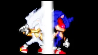 [dc2/Preview| Sprite Animation] hyper sonic vs exetior