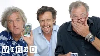 Jeremy Clarkson, Richard Hammond & James May Show Us the Last Thing on Their Phones | WIRED