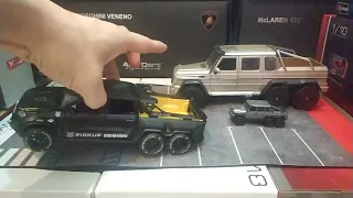 review chi mei model mercedes benz x class 6x6 exy monster by carlex design scale 1:28 1/28