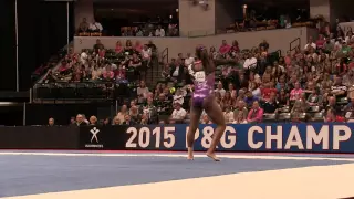 Nia Dennis – Floor Exercise – 2015 P&G Championships – Sr. Women Day 1