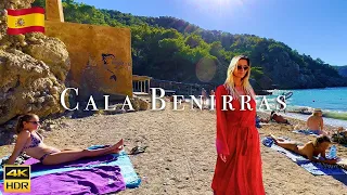 🇪🇸 Cala Benirrás 4K Beach Walk - IBIZA, Balearic Islands, Spain