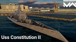 Modern Warships: Uss Constitution II | The Ship with Most Powerful Cannons |