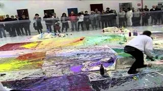 Shozo Shimamoto - Performance al Magi'900, Italy