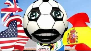 World Cup 2010 - Wavin' Flags & Singing Soccerballs - Animated Clip