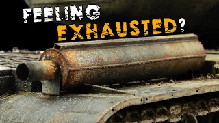 The Most Exhausting Video Ever - Rusty Exhausts With Remnants Of Peeling Paint