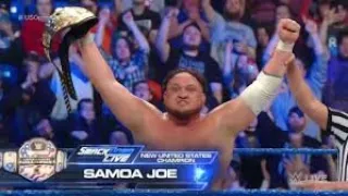 Samoa Joe wins the U. S Title | Fatal 4 way match.