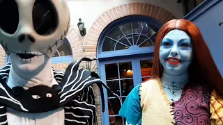 Meeting Jack and Sally at Disneyland California 2022