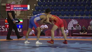 1/4 GR - 60 kg: S. WALIHAN (CHN) v. M. F M J ALAJMI (KUW)