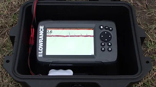 Baitboat.pl - Przykładowy test echosondy LOWRANCE HOOK2 5X HDI przerobionej na bezprzewodową