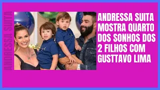 Andressa Suita mostrou o lindo quarto dos filhos com Gusttavo Lima