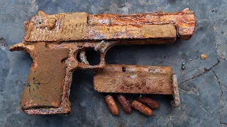 Full restoration old Colt M1911 gun