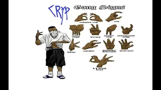 Learn abouts da Crip gang signs!!!